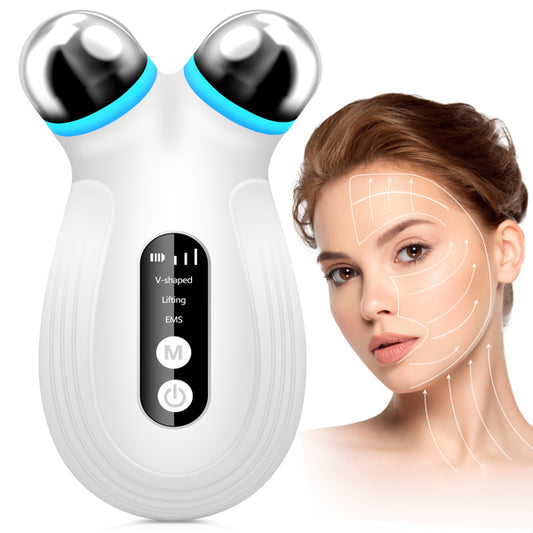 EMS microcurrent facial massager face lift device