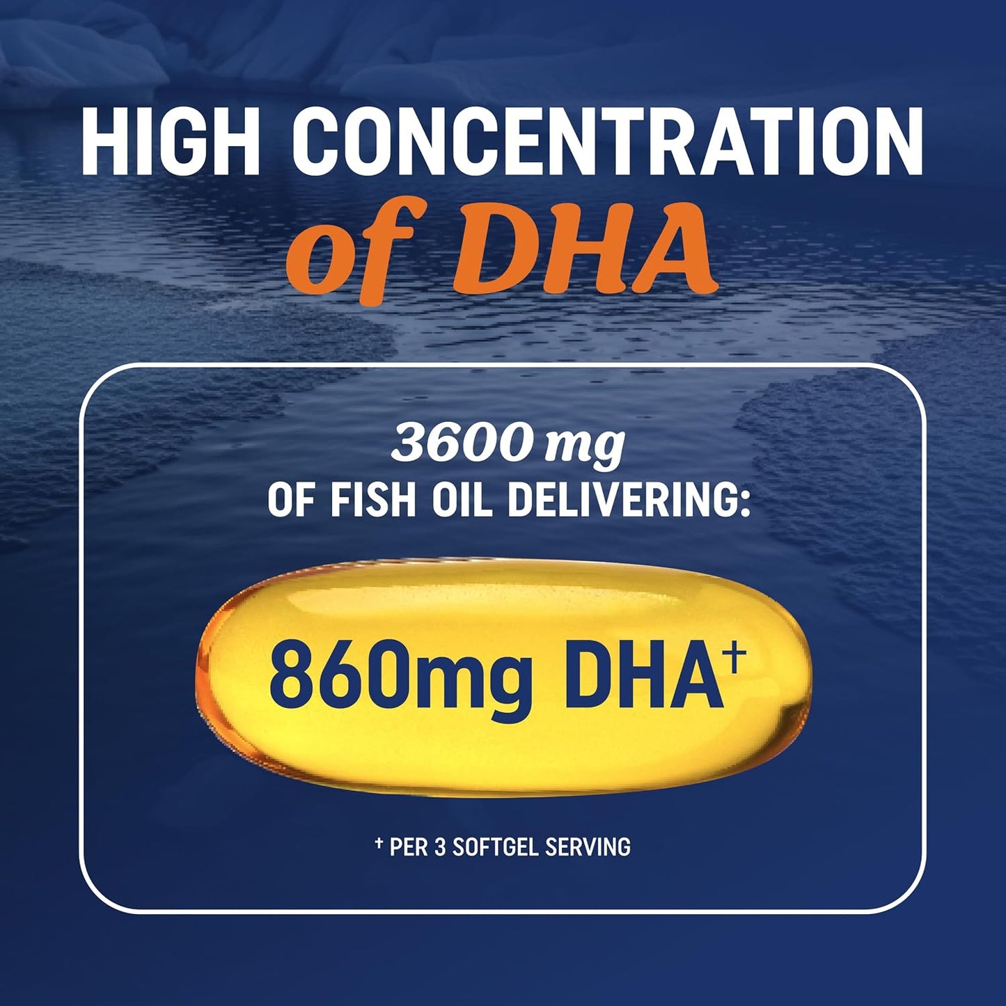 Triple Strength Omega-3 Fish Oil – High-Potency EPA & DHA Softgels for Heart, Brain, Joint & Eye Health | Wild-Caught, Purified, Non-GMO