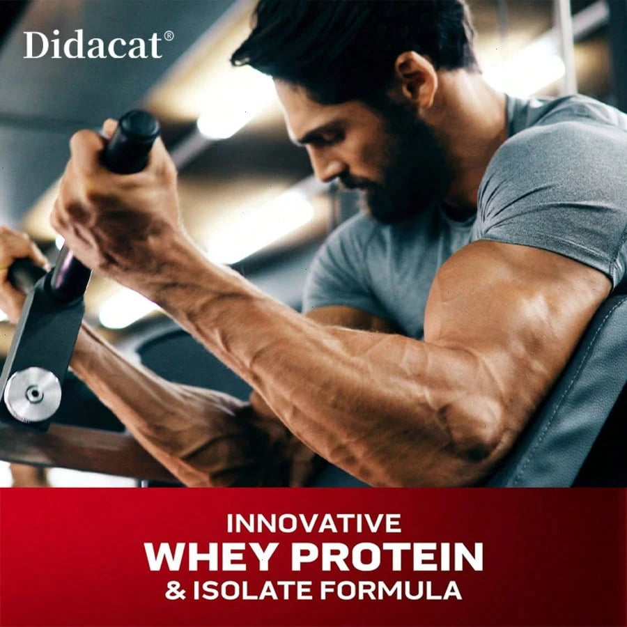 Whey Protein Capsules - With Protein, Calcium, Potassium, Sodium, Iron - Support Energy Levels Health - 120 Capsules
