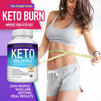Premium Keto Fat Burner Pills – 1200mg Advanced Ketosis Weight Loss Supplement for Men & Women – 60 Capsules