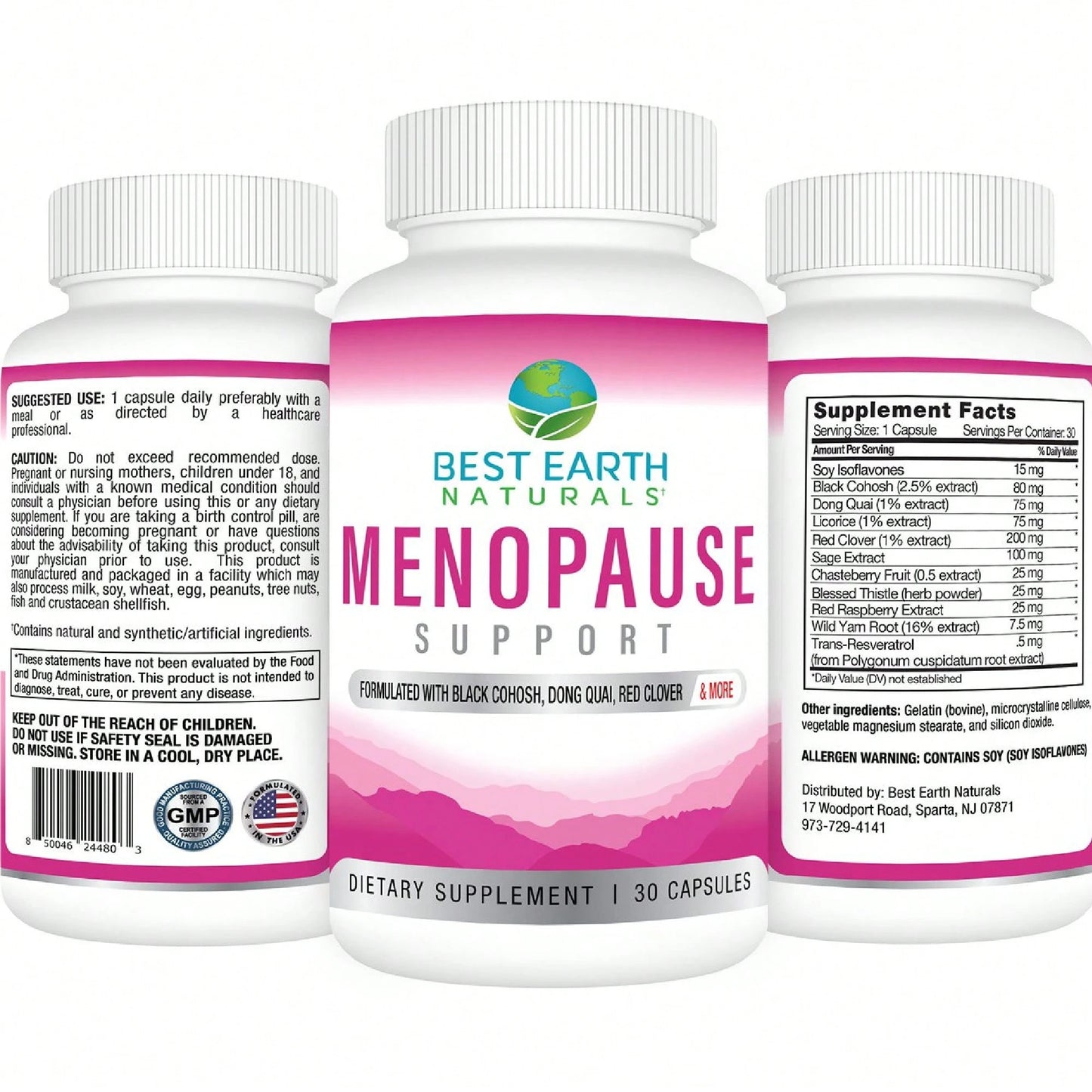 Menopause & Hormone Balance Support – Black Cohosh, Soy Isoflavones & Dong Quai for Women | InnerVital