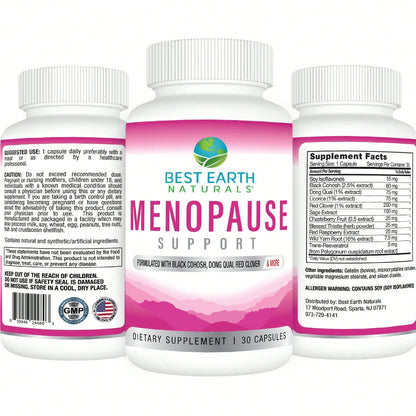 Menopause & Hormone Balance Support – Black Cohosh, Soy Isoflavones & Dong Quai for Women | InnerVital