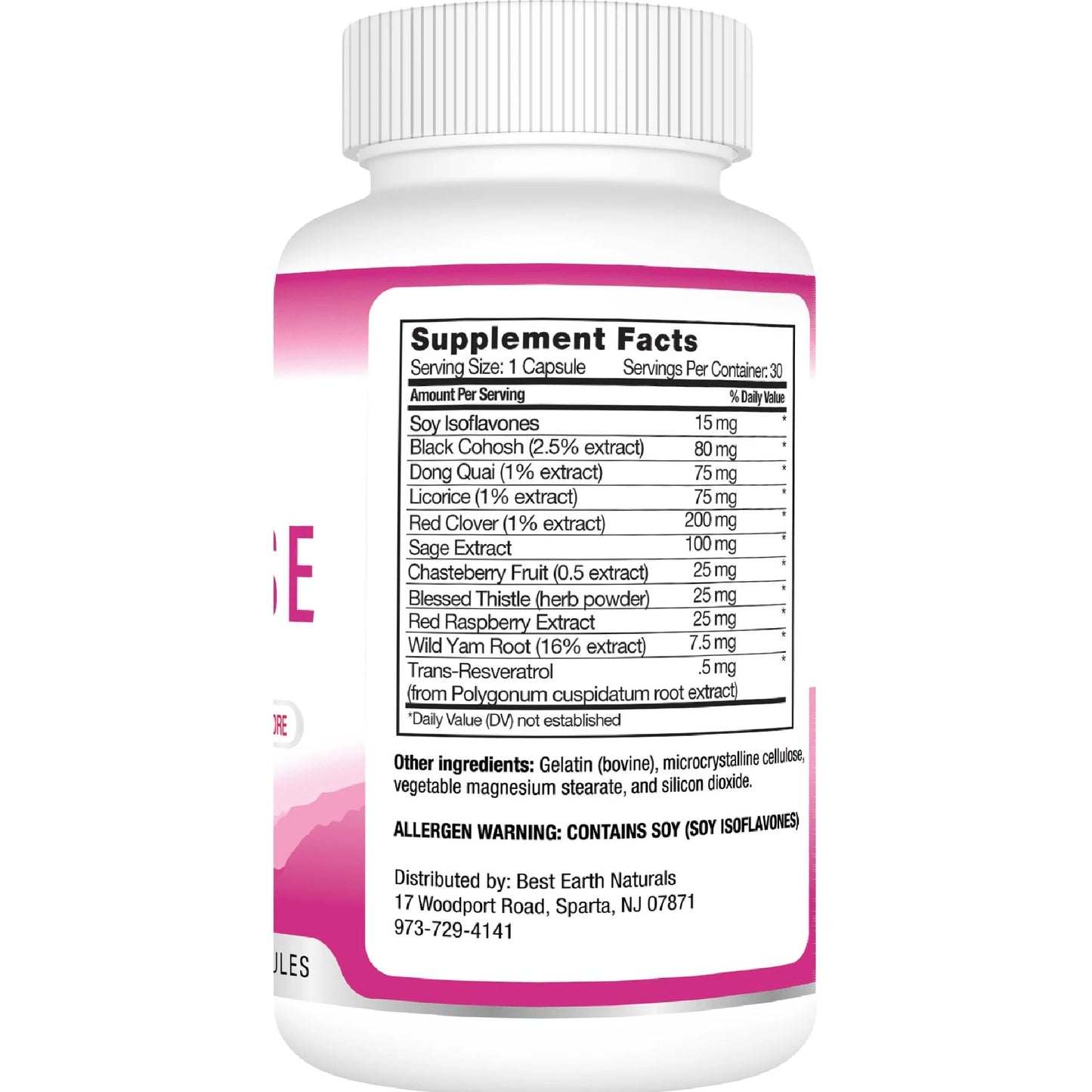 Menopause & Hormone Balance Support – Black Cohosh, Soy Isoflavones & Dong Quai for Women | InnerVital