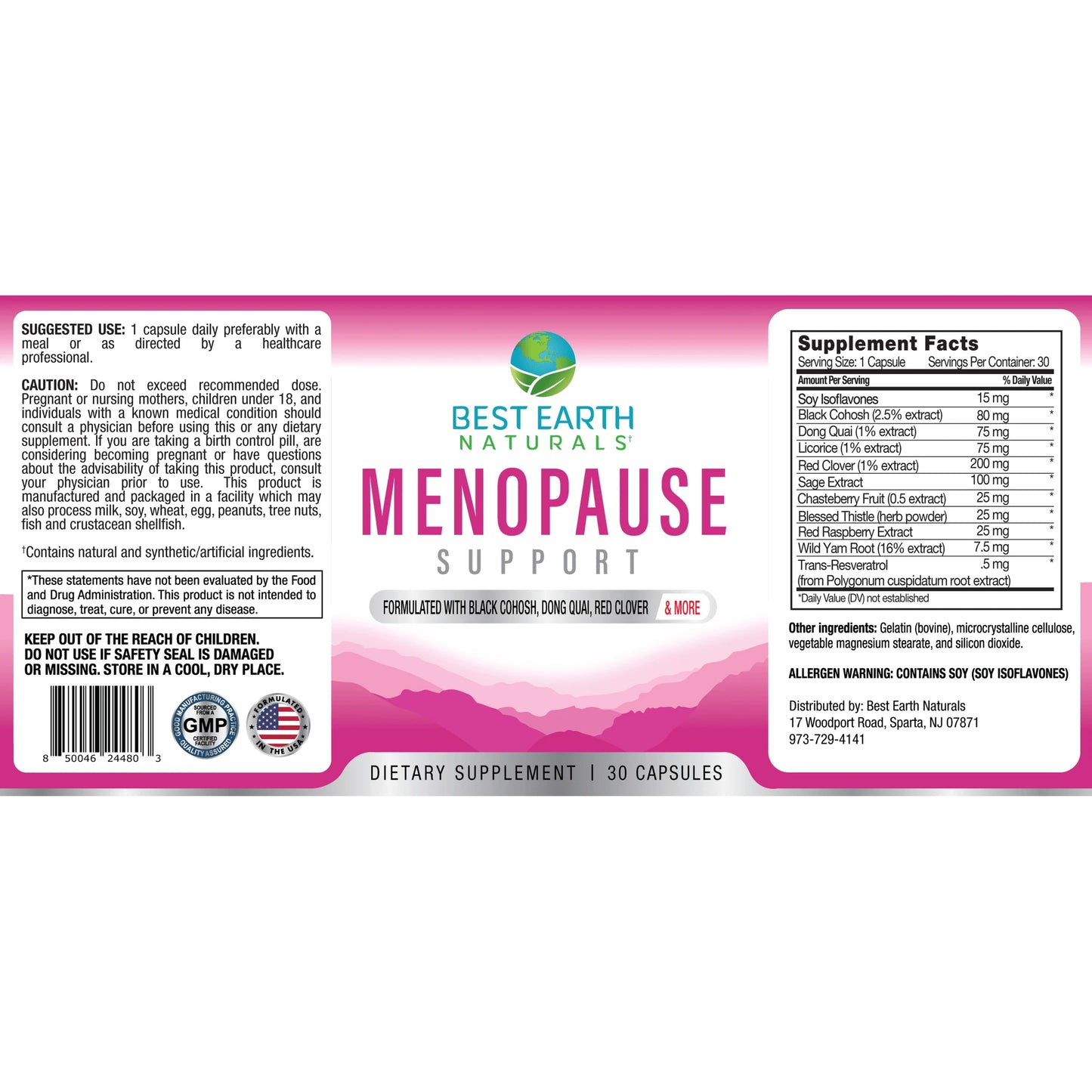 Menopause & Hormone Balance Support – Black Cohosh, Soy Isoflavones & Dong Quai for Women | InnerVital