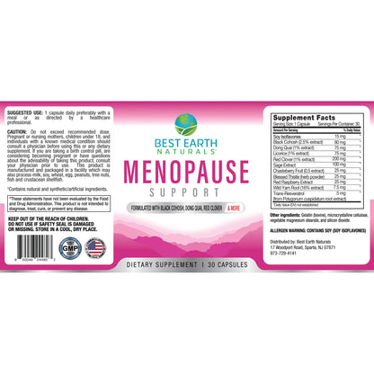 Menopause & Hormone Balance Support – Black Cohosh, Soy Isoflavones & Dong Quai for Women | InnerVital