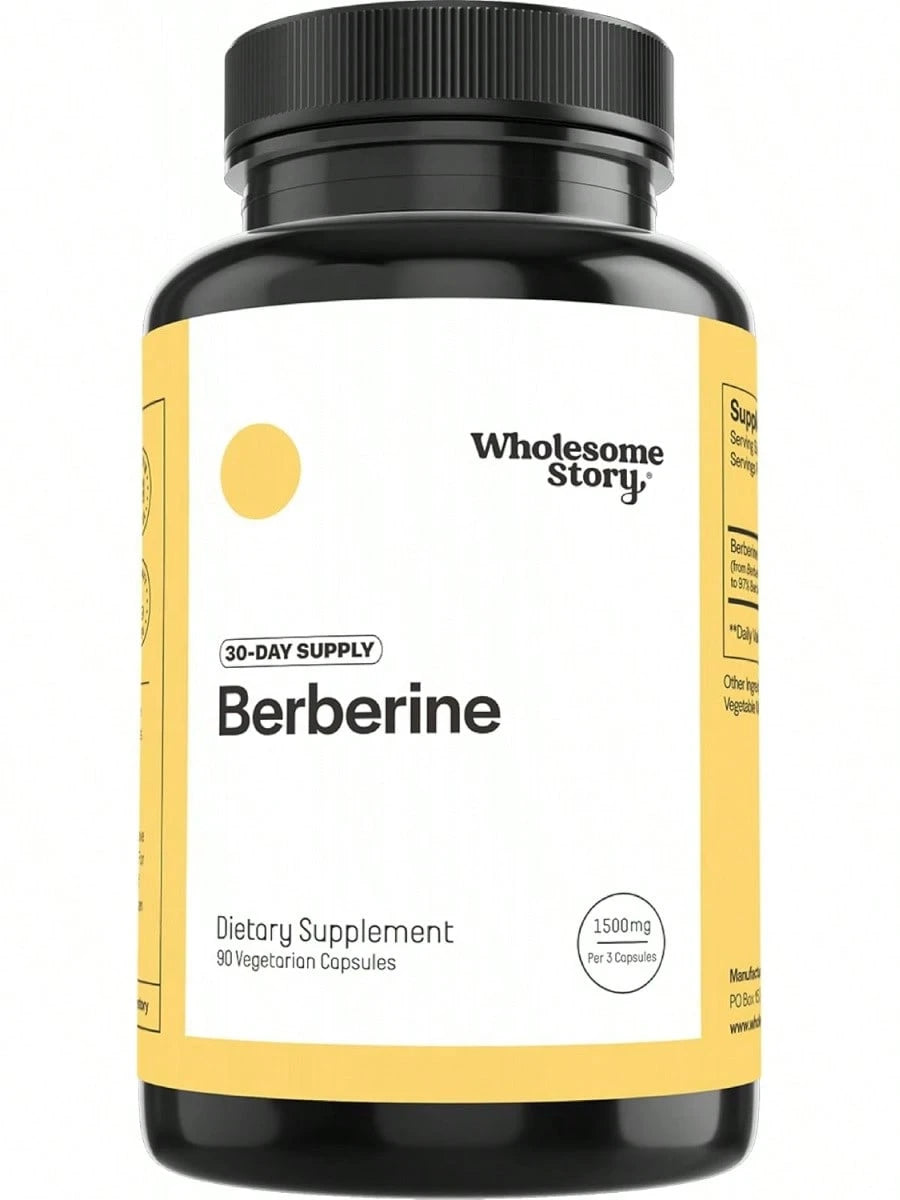 Berberine HCL 1500mg Capsules – Blood Sugar, Metabolism & Cardiovascular Support | Nature's GLP-1 Alternative | Non-GMO | 60 Capsules