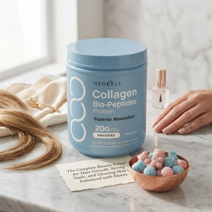 NeoCell Collagen Peptides Powder 20oz – Supports Hair, Skin, Nails, Joints & Healthy Aging