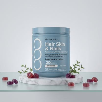 NeoCell Collagen Peptides Powder 20oz – Supports Hair, Skin, Nails, Joints & Healthy Aging