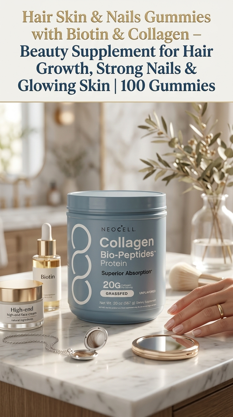 NeoCell Collagen Peptides Powder 20oz – Supports Hair, Skin, Nails, Joints & Healthy Aging